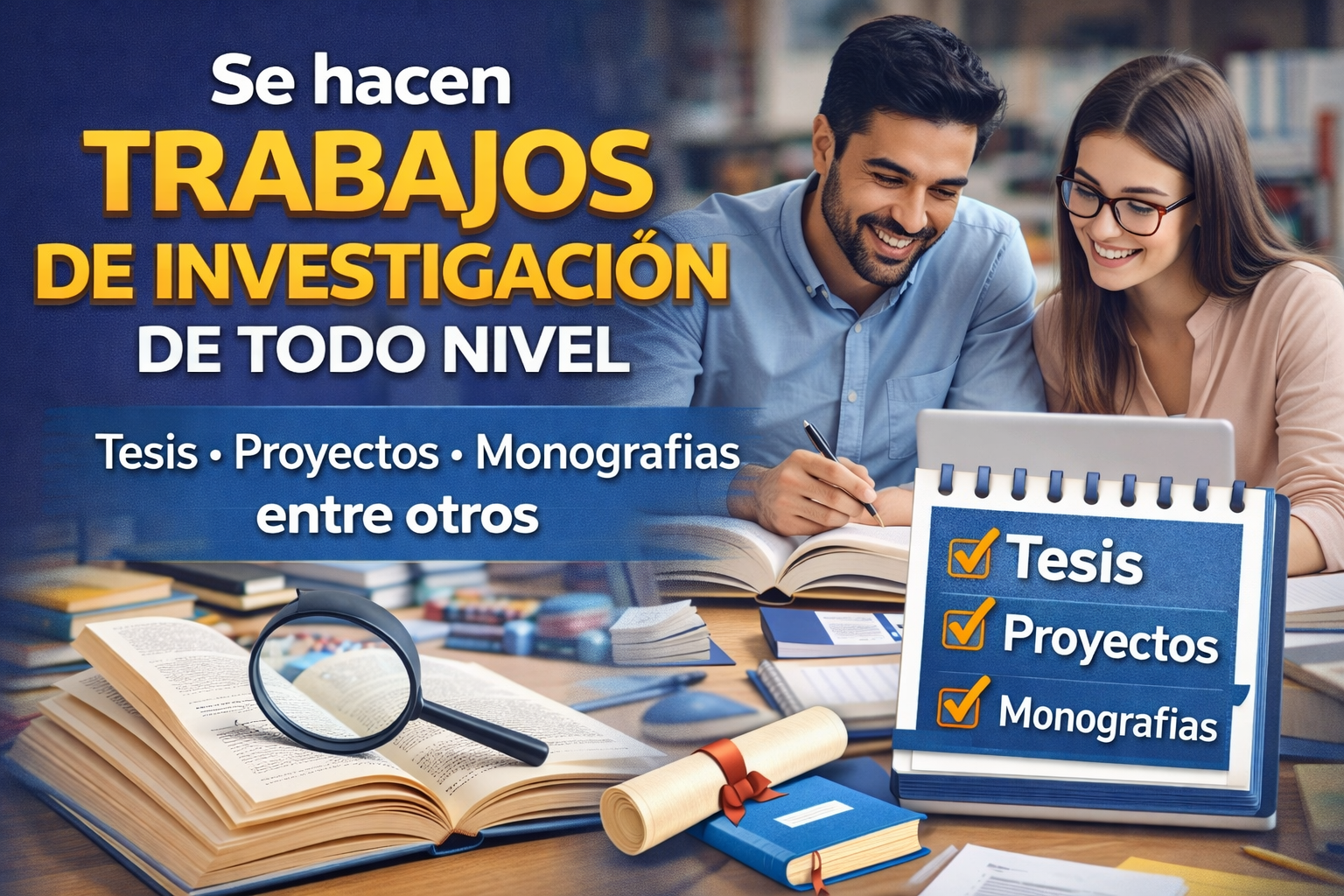 Publicidad de trabajos de investigacion
